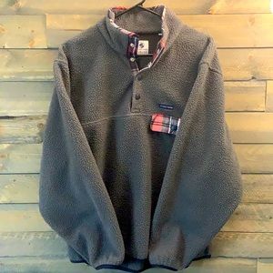 Southern Proper Gray Fleece Pullover